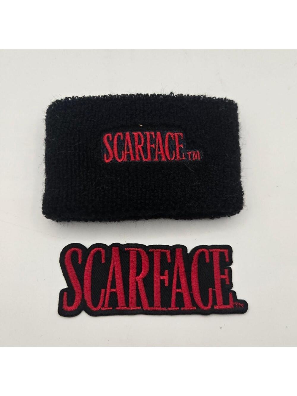 vintage scarface patch & wrist band